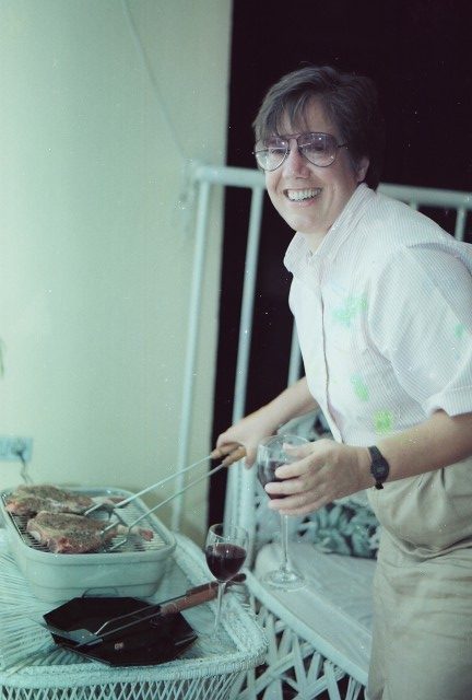 Liz, #40 birthday celebration in 1991.