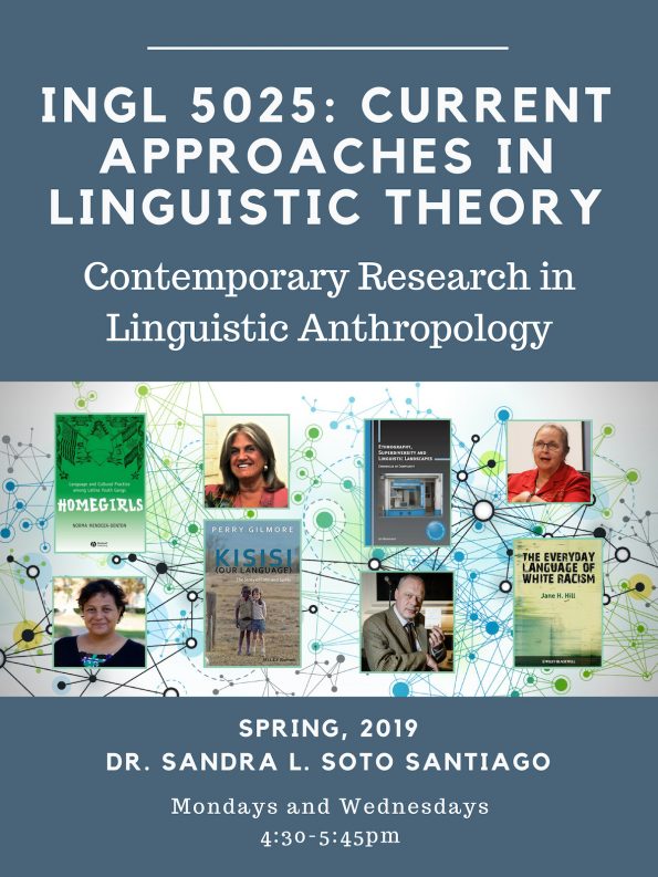 Promotion of the course INGL 5025: Current approaches in linguistic theory.