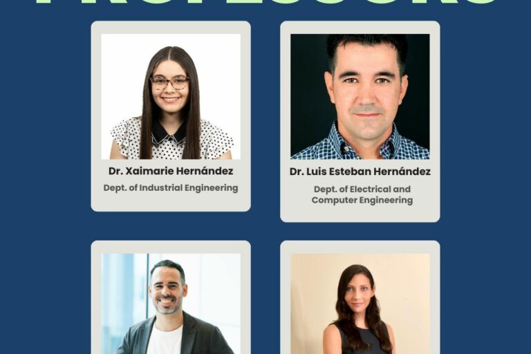 Picture of new professors