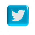 Twitter 3D button - Geology's Twitter Site page