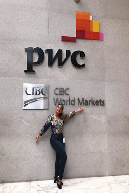 La estudiante de ADEM también trabajó en las oficinas de Nueva York de la compañía PwC. (Suministrada)