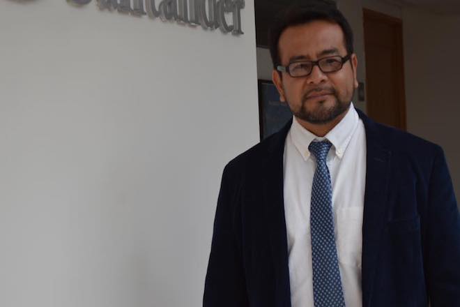 El mentor de las colegiales es el doctor Mauricio Cabrera, de Ingeniería Industrial y director del Applied Optimization Group del RUM. Suministrada