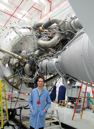 Frente a los NK-33 rocket engines (motores rusos americanizados). (Suministrada)
