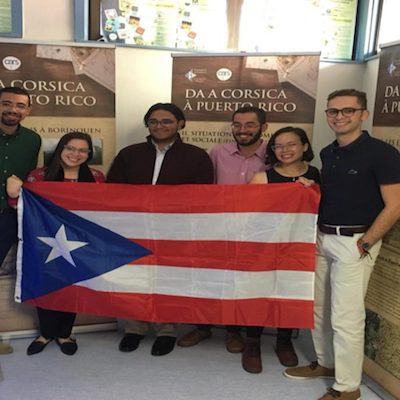La posibilidad de compartir sus resultados en suelo corso fue una gran experiencia para el grupo boricua. (Suministrada)