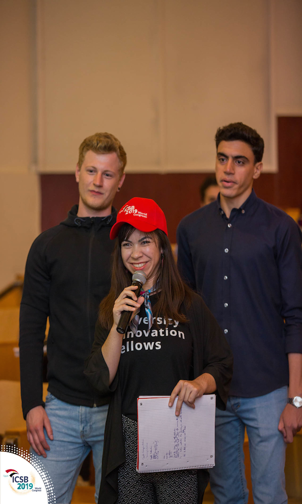La embajadora del RUM participó en mini competencias como parte de la experiencia. (Foto cortesía de ICSB)