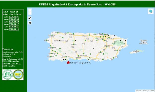 Registro de sismos (PRSMP)