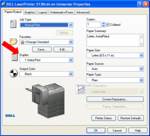 Instrucciones para configuración duplex en impresora 2