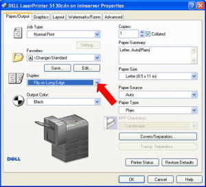 Instrucciones para configuración duplex en impresora 2