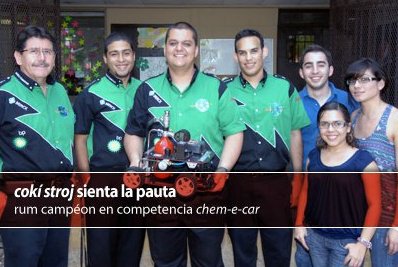 PR’s Senate Recognizes Chem-E-Car Student Team