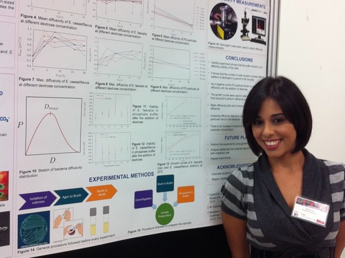 Undergraduate student wins third place PRSM Poster Competition