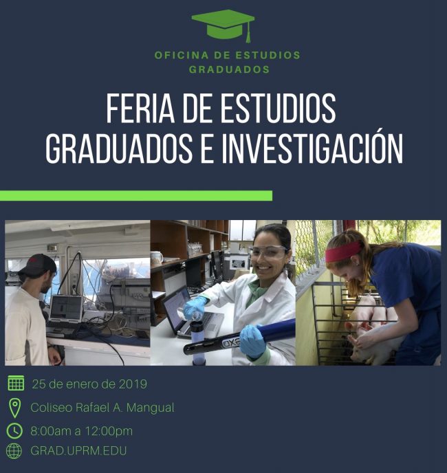 FeriaEstudiosGraduadosEInvestigacion-UPRM 2019