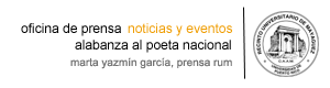 Alabanza al poeta nacional