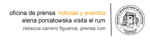 Elena Poniatowska visita el RUM