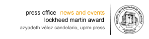 UPRM Students Receive the Lockheed Martin Award