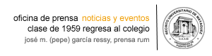 Clase de 1959 regresa al Colegio
