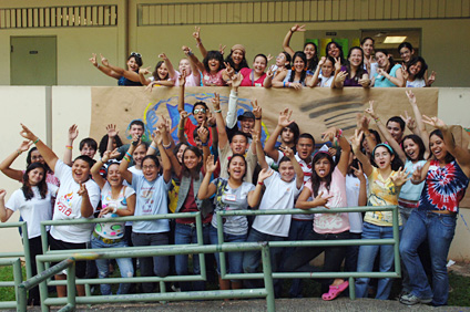 Alrededor de 40 jóvenes participaron en el Primer campamento de jóvenes escritores.