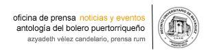 Antología del bolero puertorriqueño