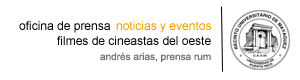 A la pantalla filmes de cineastas del Oeste