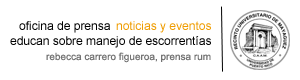 Educan sobre el manejo de escorrentías