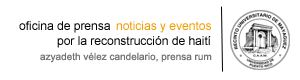 Por la reconstrucción de Haití