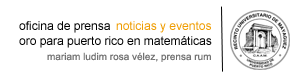 Oro para Puerto Rico en Matemáticas