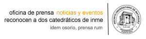 Reconocen a dos catedráticos de INME