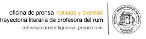 Reconocen trayectoria literaria de profesora del RUM