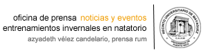 Entrenamientos invernales en natatorio colegial
