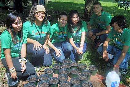 Este año aparte de la experiencia técnica el campamento se enfocó en la responsabilidad social.