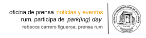 RUM participa del PARK(ing) Day