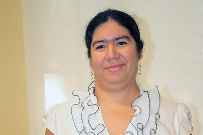 La doctora Zalleris Escobar Vásquez se integra a la facultad de Ingeniería de la que también es egresada de su programa doctoral. <br>Carlos Díaz / Prensa RUM