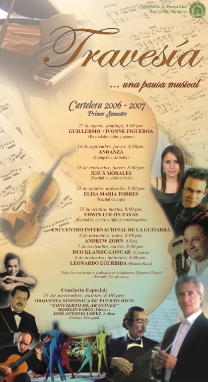 Traves&iacute;a, una pausa musical