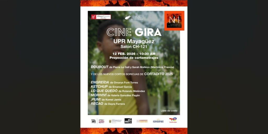 Cine Gira: Festival de Cine Europeo de Puerto Rico y la Alianza Francesa.