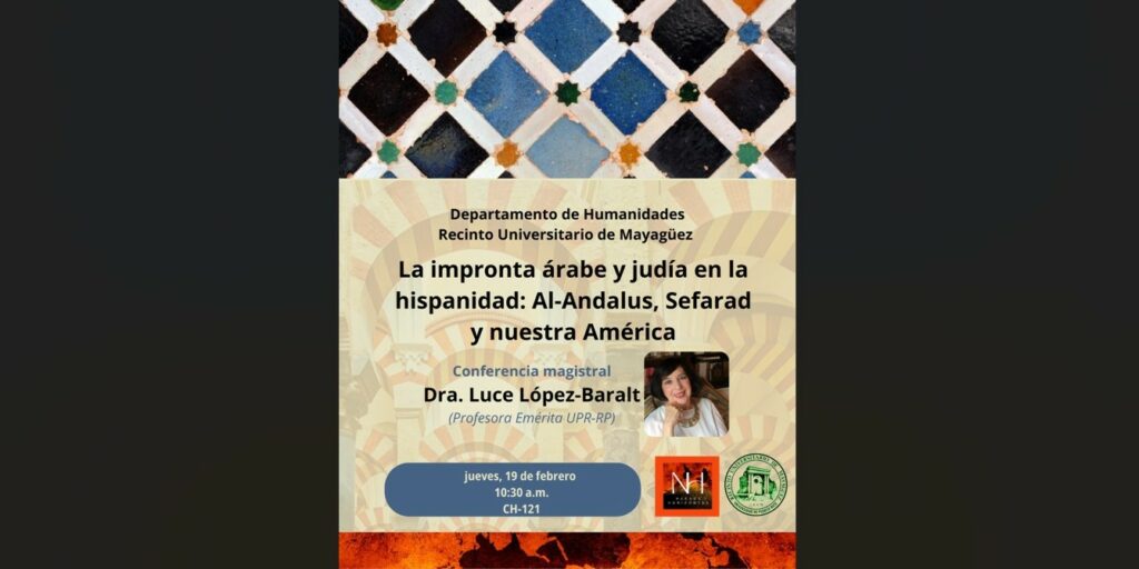 Charla Magistral: Luce López-Baralt