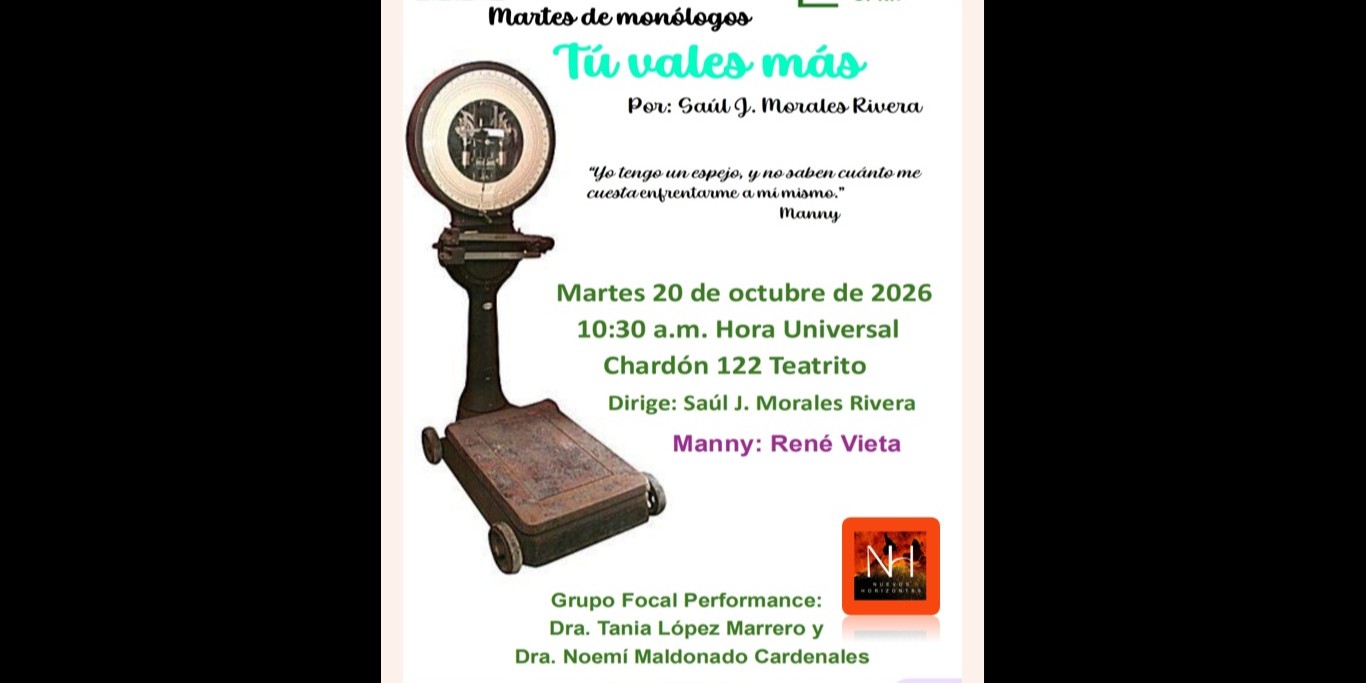 Martes monologos tu vales mas 2×1