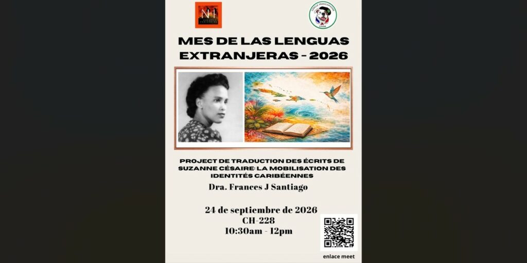 Frances J. Santiago : « Projet de traduction des écrits de Suzanne Césaire : la mobilisation des identités caribéennes »