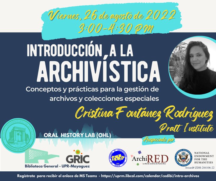 Flyer Intro to Archive Workshop