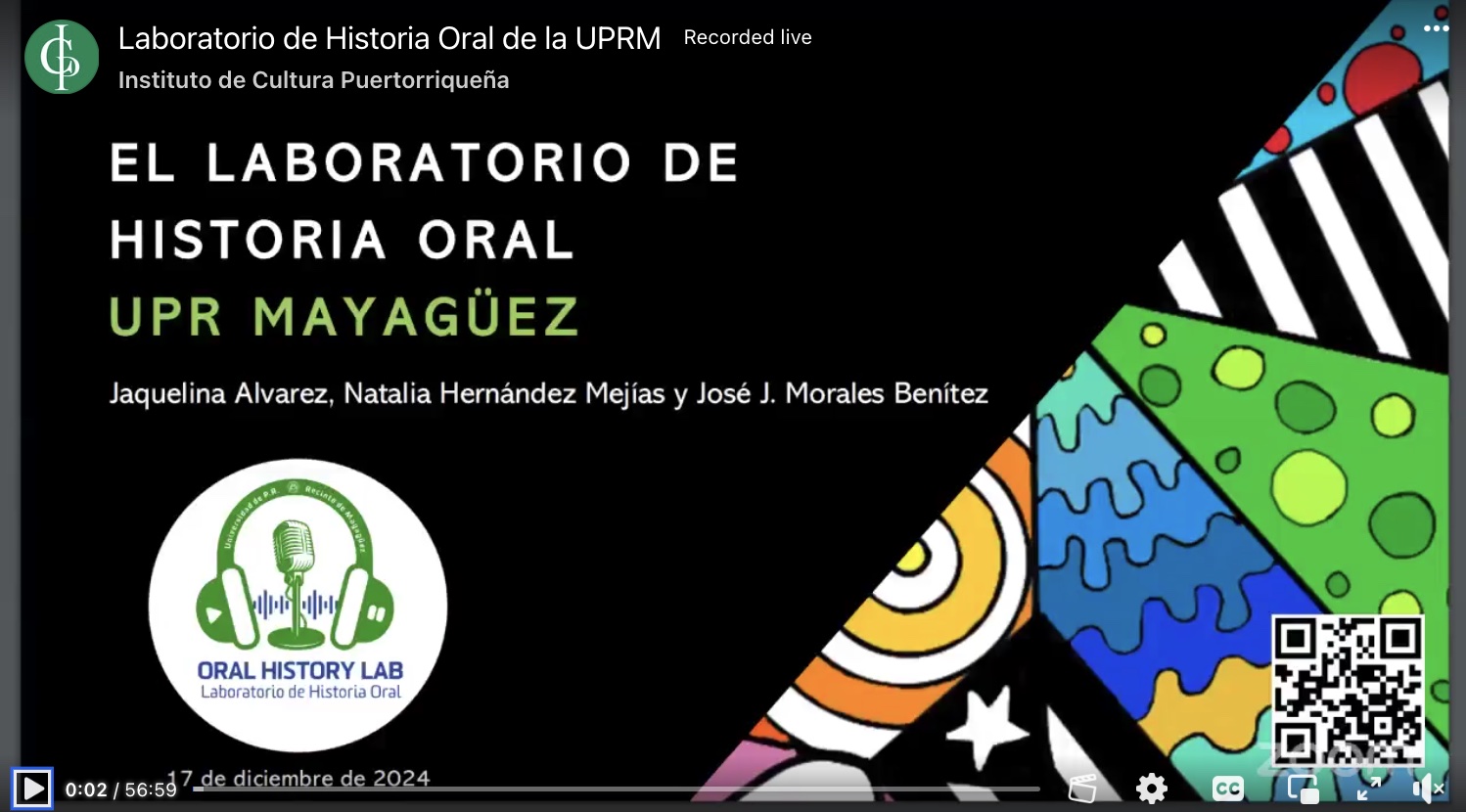 OHL@UPRM presents in the Coloqueo podcast