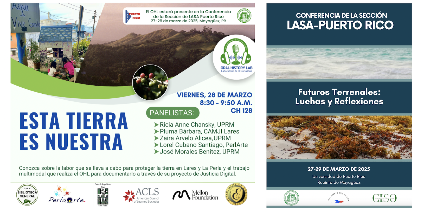 Esta Tierra es Nuestra: Presentación del Panel (LASA) Esta Tierra es Nuestra: Presentación del Panel (LASA)