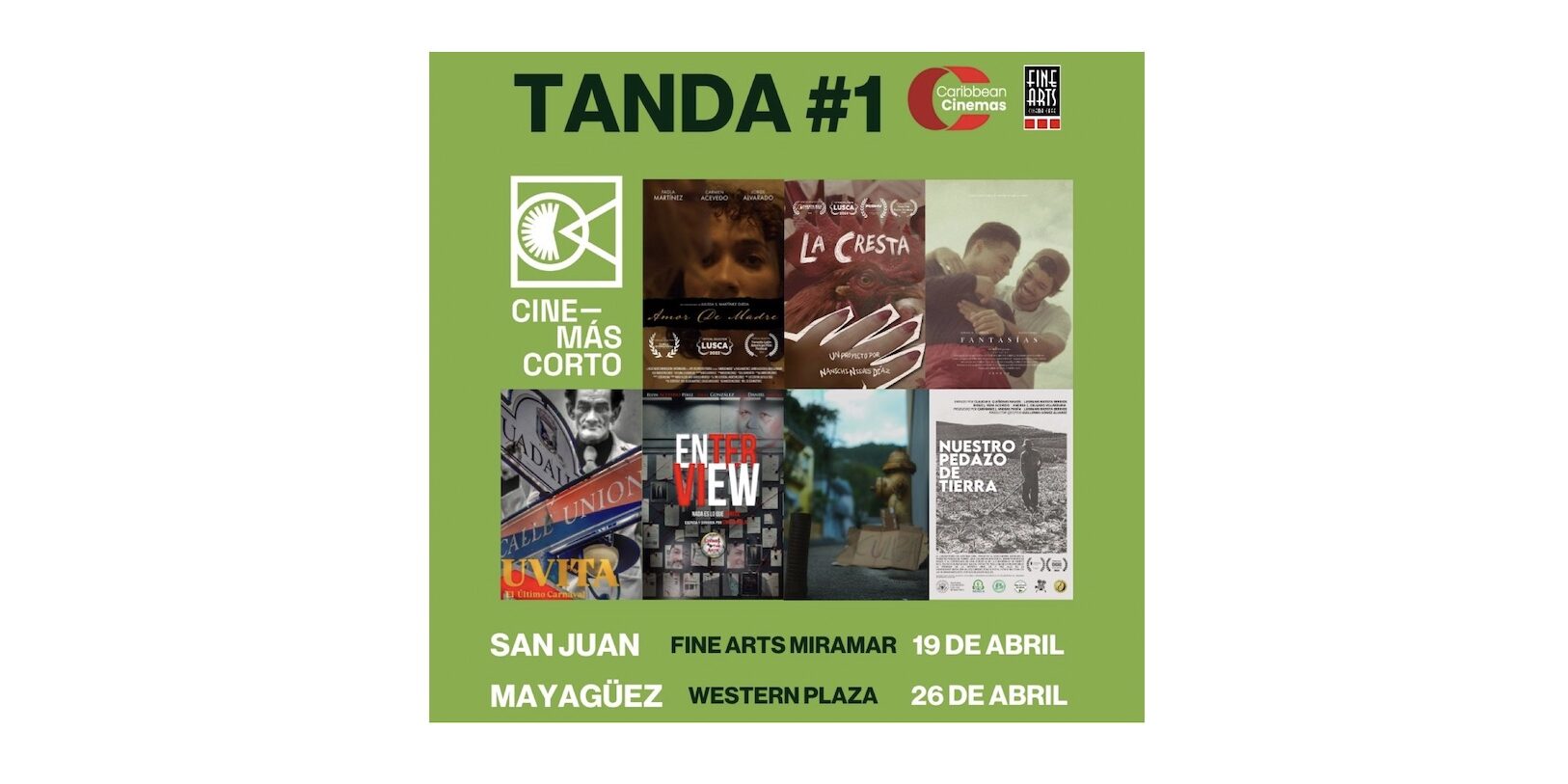Nuestro Pedazo de Tierra: Cine Más Corto Nuestro Pedazo de Tierra: Cine Más Corto