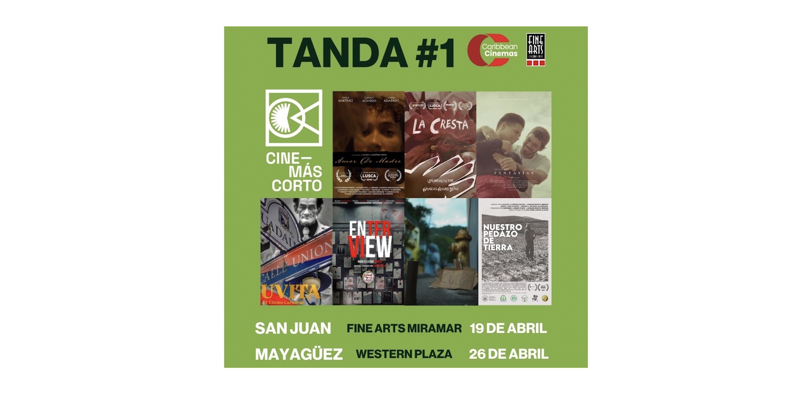 Nuestro Pedazo de Tierra: Cine Más Corto