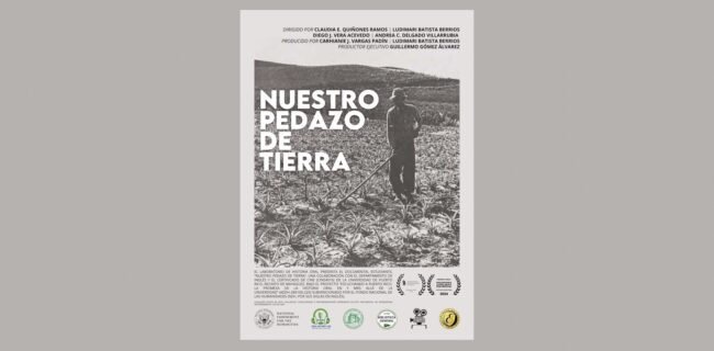 April screening of Nuestro Pedazo de Tierra at Cine Más Corto