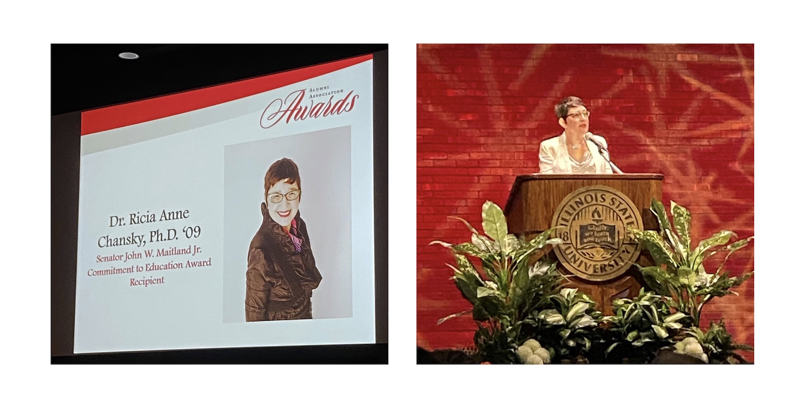 Senator John W. Maitland, Jr. Commitment to Education Award Winner