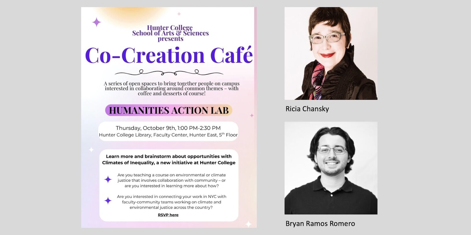 Humanities Action Lab Co-Creation Cafe