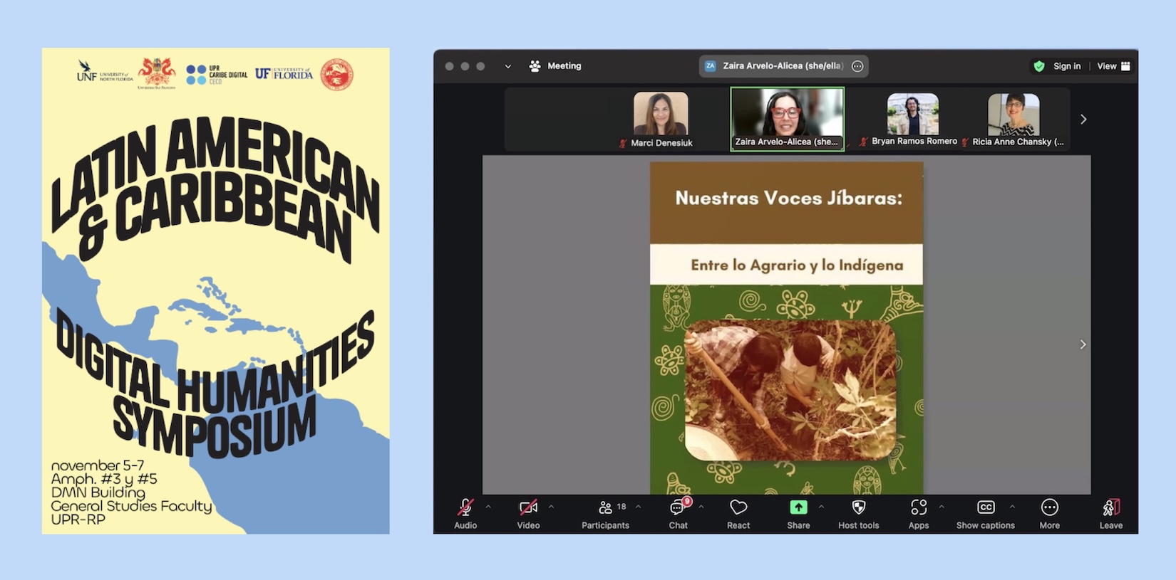 Finding Stories: OHL online presentation at the Latin America & Caribbean Digital Humanities Symposium