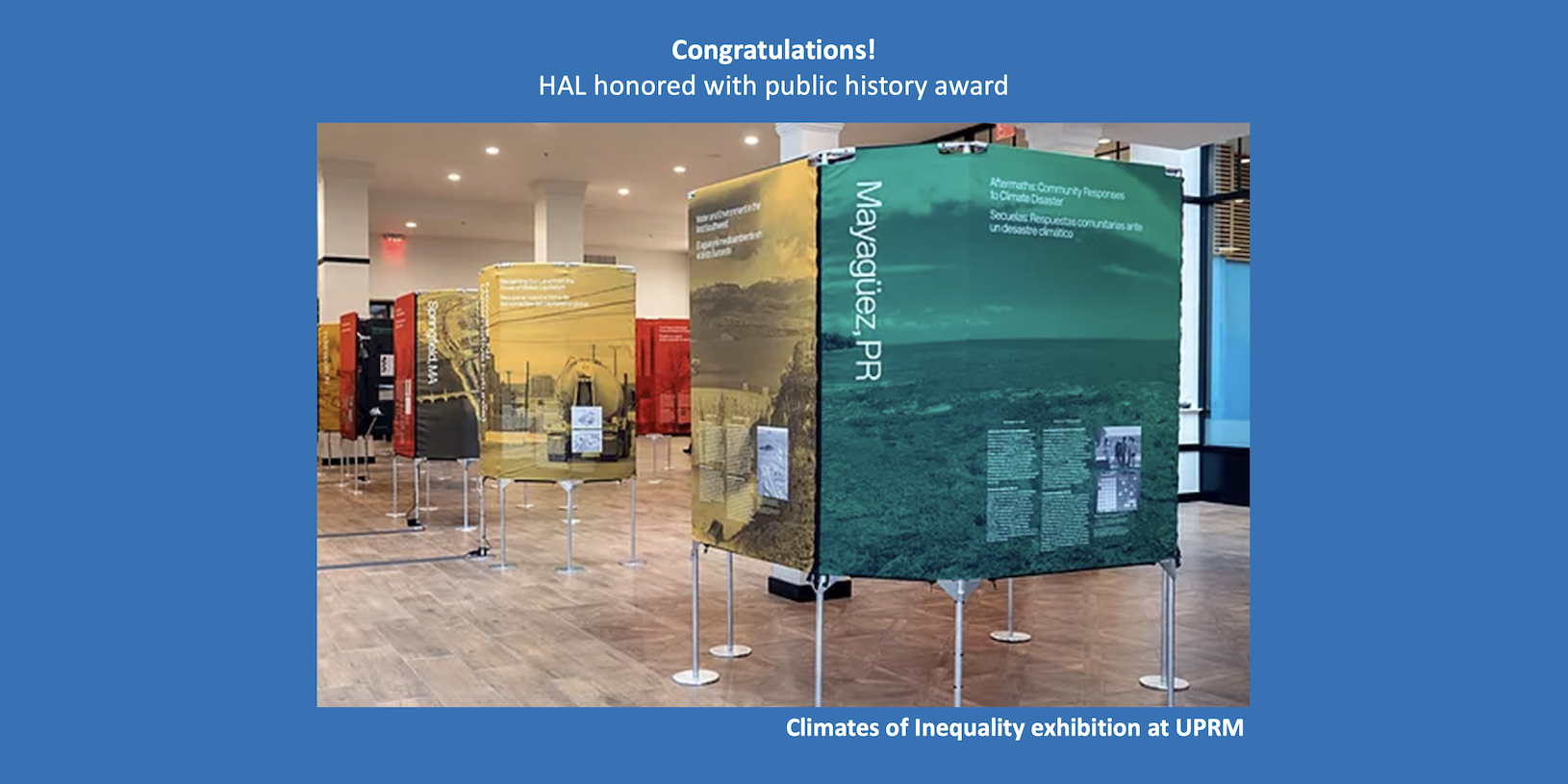 HAL public history award