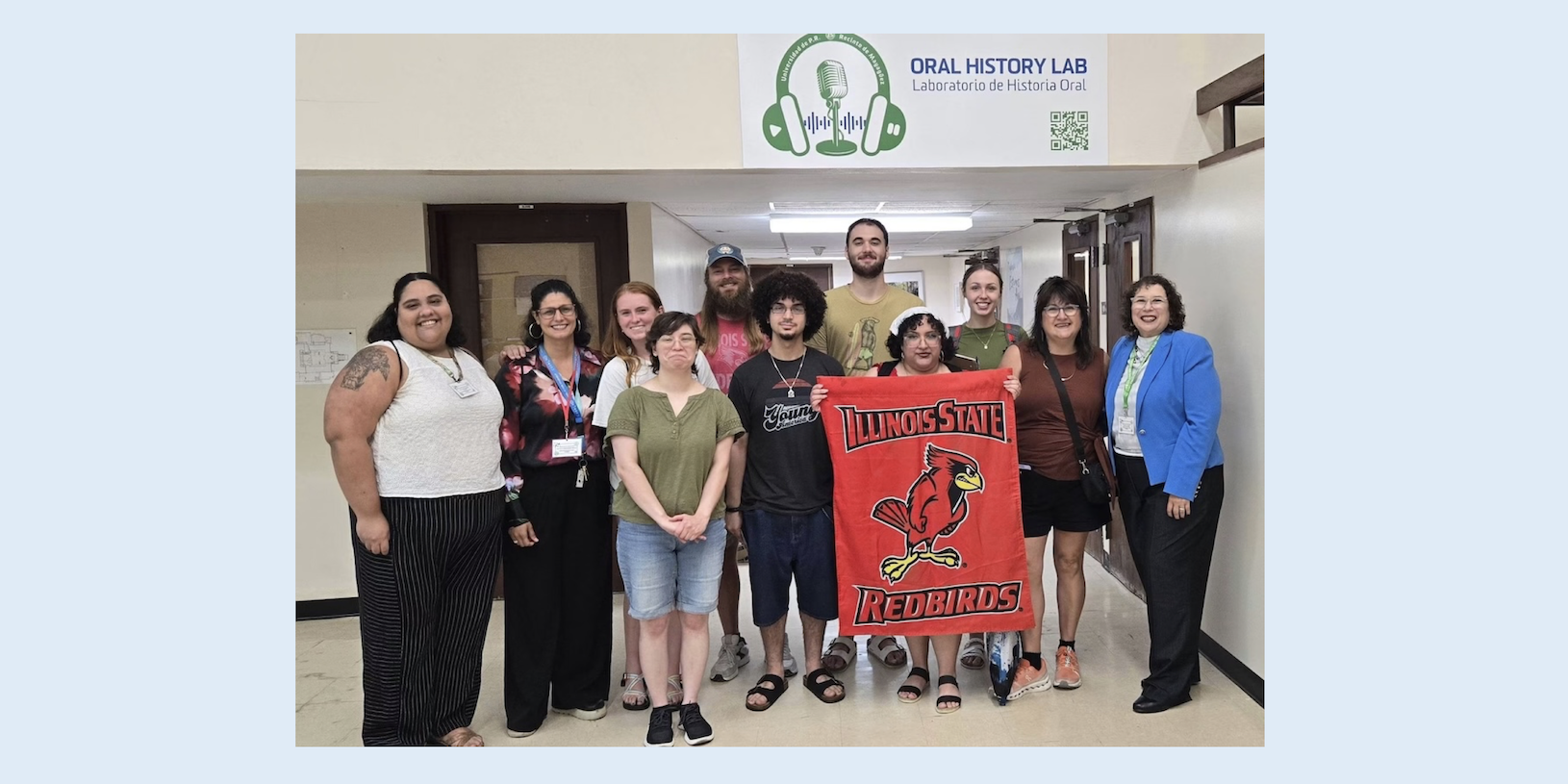 Illinois State University students visit the OHL