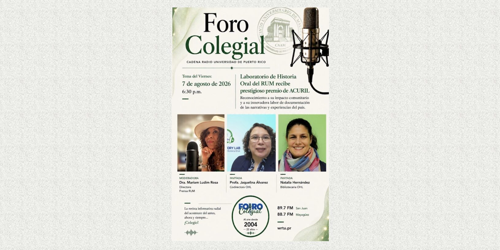 Foro Colegial interview Foro Colegial interview