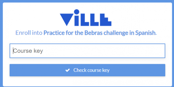 Anuncio práctica de tasks Bebras PR 2023 sistema ViLLE