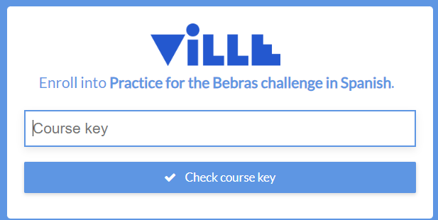 Anuncio práctica de tasks Bebras PR 2023 sistema ViLLE